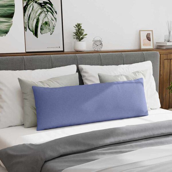 vidaXL Kanapé párnák 2 pcs Kék 120 x 40 cm szövet