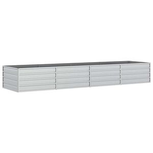 vidaXL ez&uuml;stsz&iacute;nű horganyzott ac&eacute;l kerti magas&aacute;gy&aacute;s 320 x 80 x 45 cm