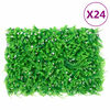 vidaXL 24 db z&ouml;ld műp&aacute;fr&aacute;nylev&eacute;l-ker&iacute;t&eacute;s 40 x 60 cm