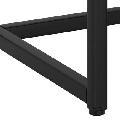 vidaXL fekete acél tálalóasztal 72 x 35 x 75 cm