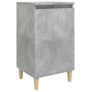 vidaXL betonsz&uuml;rke szerelt fa &eacute;jjeliszekr&eacute;ny 40x35x70 cm