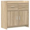 vidaXL Sz&eacute;f Sonoma T&ouml;lgy 75 x 36 x 80 cm Szerelt Fa