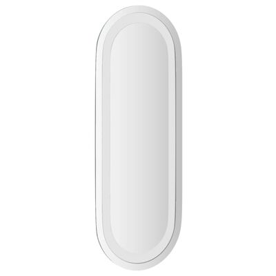 vidaXL ovális LED-es fürdőszobai tükör 40 x 15 cm