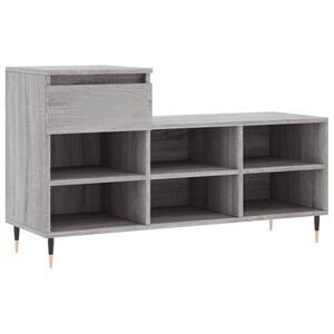 vidaXL sz&uuml;rke sonoma sz&iacute;nű szerelt fa cipősszekr&eacute;ny 102x36x60 cm