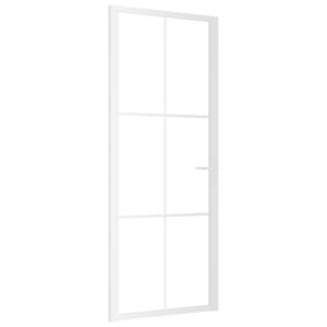 vidaXL feh&eacute;r ESG &uuml;veg &eacute;s alum&iacute;nium belt&eacute;ri ajt&oacute; 83 x 201,5 cm