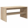 vidaXL sonoma t&ouml;lgy sz&iacute;nű forg&aacute;cslap TV-szekr&eacute;ny 80 x 40 x 40 cm