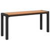 vidaXL Kerti pad Barna 100 x 28 x 45 cm Ac&eacute;l