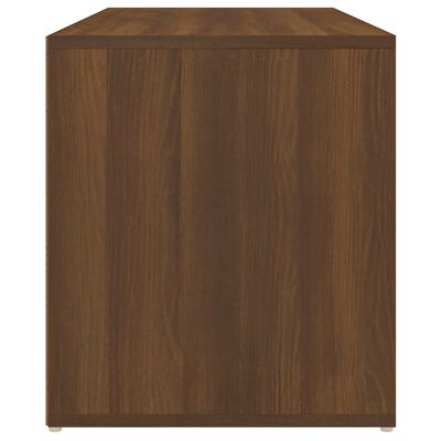 vidaXL barna tölgyszínű szerelt fa előszobapad 80 x 40 x 45 cm
