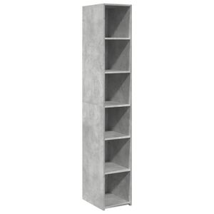 vidaXL betonsz&uuml;rke szerelt fa magasszekr&eacute;ny 30 x 41 x 185 cm