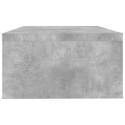 vidaXL betonszürke forgácslap monitorállvány 42 x 24 x 13 cm