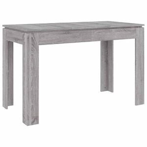 vidaXL sz&uuml;rke t&ouml;lgy sz&iacute;nű szerelt fa &eacute;tkezőasztal 120 x 60 x 76 cm