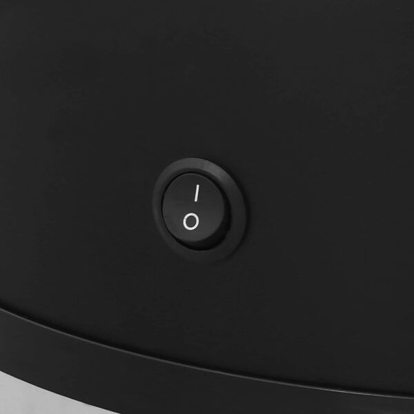 vidaXL Kuk&aacute;k Fekete Rozsdamentes ac&eacute;l