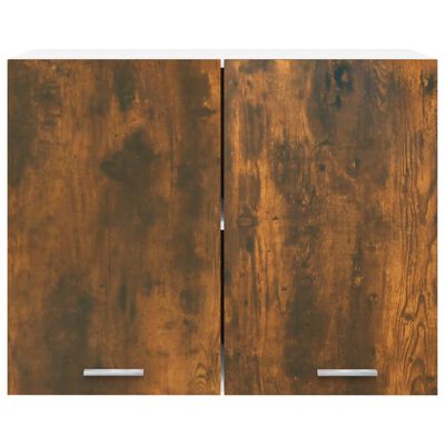 vidaXL füstös tölgy színű szerelt fa függőszekrény 80 x 31 x 60 cm