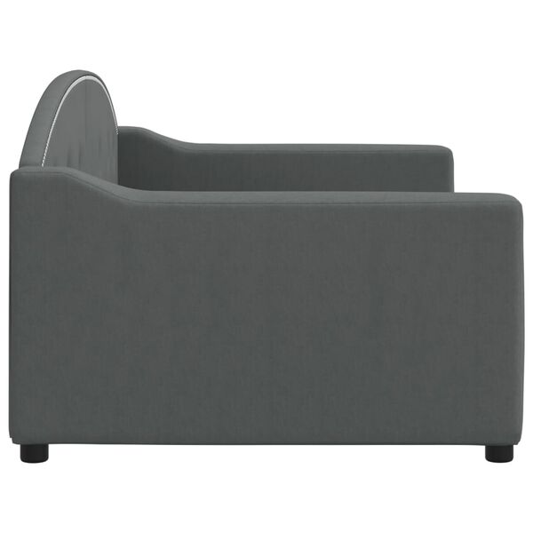 vidaXL s&ouml;t&eacute;tsz&uuml;rke sz&ouml;vet kanap&eacute;&aacute;gy 90 x 200 cm