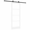vidaXL Cs&uacute;sz&oacute; ajt&oacute; ORKDAL Feh&eacute;r &eacute;s fekete 83 x 211 cm