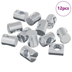 vidaXL Hord&oacute; any&aacute;k 12 pcs Ez&uuml;st M6 x 13 mm F&eacute;m
