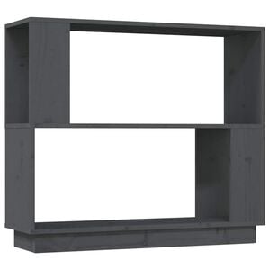 vidaXL sz&uuml;rke t&ouml;m&ouml;r fenyőfa k&ouml;nyvszekr&eacute;ny/t&eacute;relv&aacute;laszt&oacute; 80x25x70 cm
