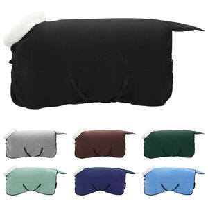 vidaXL L&oacute; Takar&oacute; Fekete 125 cm Pol&aacute;r fleece