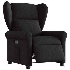 vidaXL fekete sz&ouml;vet elektromos d&ouml;nthető fotel