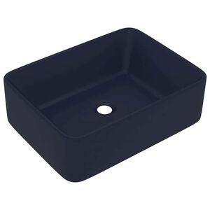 vidaXL matt s&ouml;t&eacute;tk&eacute;k ker&aacute;mia luxus mosd&oacute;kagyl&oacute; 41x30x12 cm