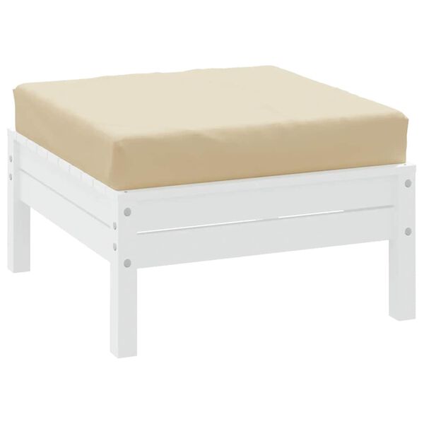 vidaXL b&eacute;zs oxford sz&ouml;vet raklapp&aacute;rna 60 x 60 x 8 cm