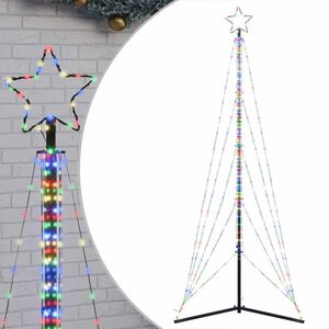 vidaXL sz&iacute;nes LED kar&aacute;csonyfa 525 LED 302 cm