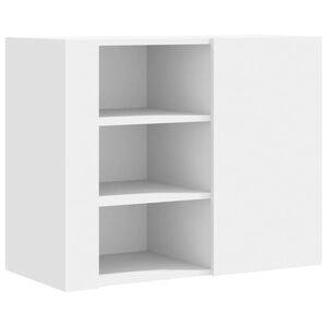 vidaXL feh&eacute;r szerelt fa faliszekr&eacute;ny 75 x 35 x 60 cm