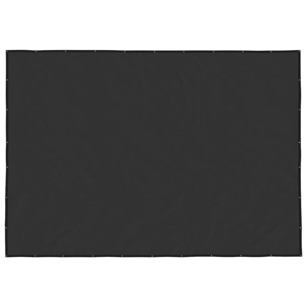 vidaXL fekete HDPE konténerháló 3,5 x 5 m