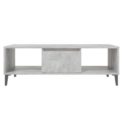 vidaXL betonszürke forgácslap dohányzóasztal 103,5 x 60 x 35 cm