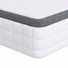 vidaXL Matrac 2 db K&ouml;zepesen puha 70 x 190 cm Feh&eacute;r &eacute;s Sz&uuml;rke