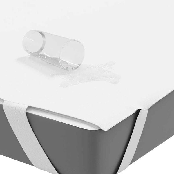 vidaXL feh&eacute;r matracv&eacute;dő 160 x 200 cm v&iacute;z&aacute;ll&oacute;