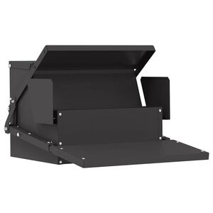 vidaXL Csirke Treadle Etető Fekete 50 x 40 x 29 cm 2 kg
