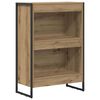vidaXL K&ouml;nyvespolc 60 x 30 x 86,5 cm Szerelt Fa Műv&eacute;szi t&ouml;lgy