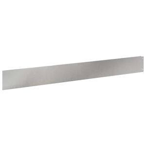 vidaXL Fűszeg&eacute;lyez&eacute;s 10 db 100 x 12 cm Ac&eacute;l Ez&uuml;st