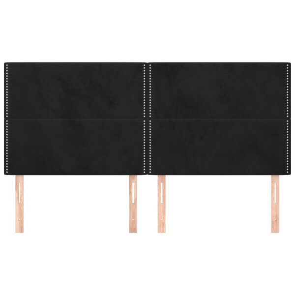 vidaXL fekete b&aacute;rsony fejt&aacute;mla 180x5x118/128 cm