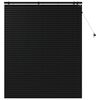 vidaXL Zsaluzia Fekete 125 x 160 cm 35 mm Massz&iacute;v Paulownia fa