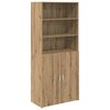 vidaXL Magasfi&uacute; Artisan t&ouml;lgy 80 x 42,5 x 185 cm Szerelt Fa