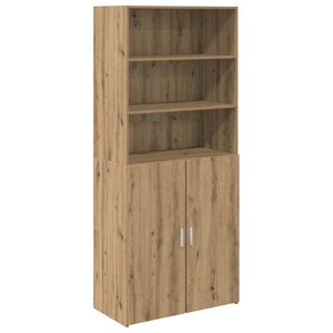 vidaXL Magasfi&uacute; Artisan t&ouml;lgy 80 x 42,5 x 185 cm Szerelt Fa