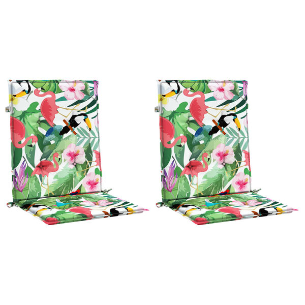 vidaXL 2 db t&ouml;bbsz&iacute;nű sz&ouml;vet alacsony h&aacute;tt&aacute;ml&aacute;j&uacute; sz&eacute;kp&aacute;rna