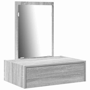 vidaXL &Ouml;lt&ouml;zk&ouml;dőasztal Sz&uuml;rke 60 x 40 x 70 cm Szerelt Fa