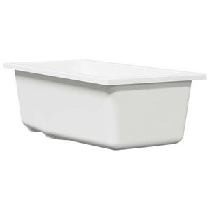 vidaXL Konyhai mosogat&oacute; Feh&eacute;r 21 x 44 x 14 cm Gr&aacute;nit