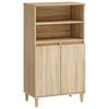 vidaXL sonoma t&ouml;lgysz&iacute;nű szerelt fa magasszekr&eacute;ny 60 x 36 x 110 cm