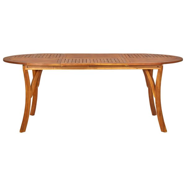 vidaXL 7 részes szürke kerti étkezőgarnitúra