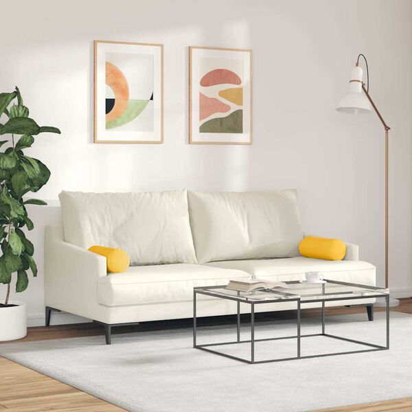 vidaXL Hengerp&aacute;rn&aacute;k 2 pcs Vil&aacute;gos s&aacute;rga &Oslash; 15 x 40 cm B&aacute;rsonyos sz&ouml;vet