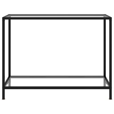 vidaXL átlátszó edzett üveg tálalóasztal 100 x 35 x 75 cm