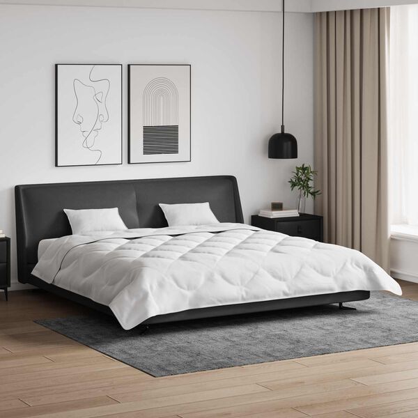 vidaXL Paplan p&aacute;rn&aacute;val 3 pcs Feh&eacute;r Mikrosz&aacute;las