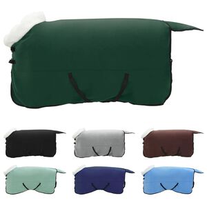 vidaXL L&oacute; Takar&oacute; Teljes s&ouml;t&eacute;t z&ouml;ld 135 cm Pol&aacute;r fleece