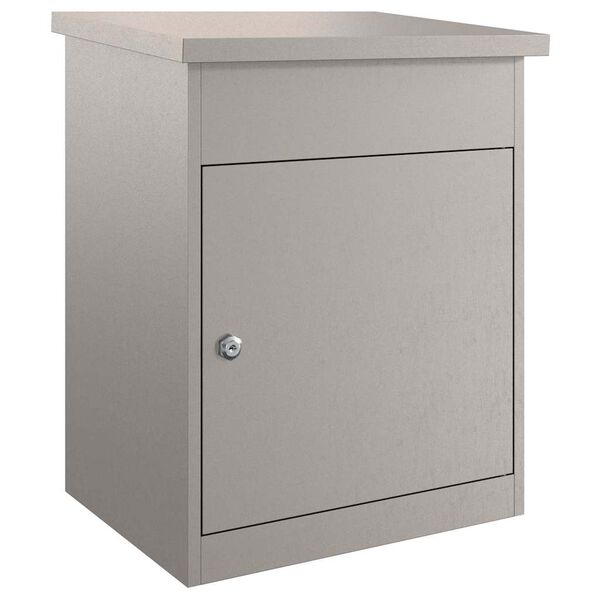 vidaXL Csomagz&aacute;r&oacute; doboz Rozsd&aacute;s 47.5 x 38 x 59 cm Időj&aacute;r&aacute;s&aacute;ll&oacute; ac&eacute;l