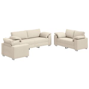 vidaXL Kanap&eacute; 2 pcs Felhősz&uuml;rke 219 x 80 x 82 cm sz&ouml;vet