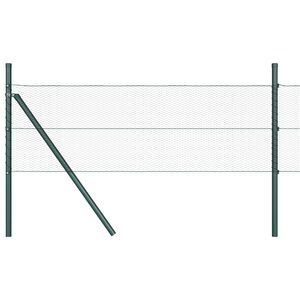 vidaXL Hatsz&ouml;gletű ker&iacute;t&eacute;s talajr&ouml;gz&iacute;tő 100 x 0,5 m PVC-bevonatos ac&eacute;l